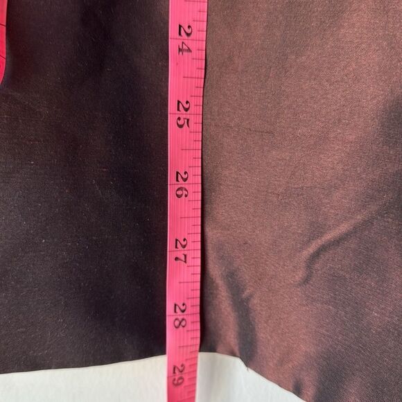 Vintage Alfani Silk Jacket Blazer Suit Brown Metallic - Picture 6 of 7